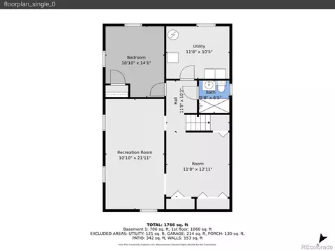 Floorplan - 3402 E Costilla Ave, Centennial, CO 80122 photo 1 of 3