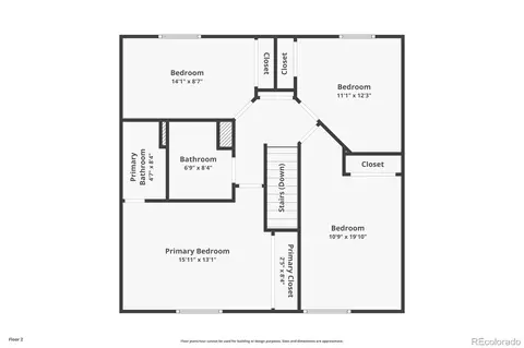 Floorplan - 4436 S Eldridge St, Morrison, CO 80465 photo 2 of 2