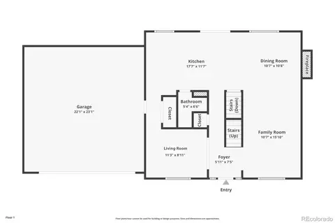 Floorplan - 4436 S Eldridge St, Morrison, CO 80465 photo 1 of 2