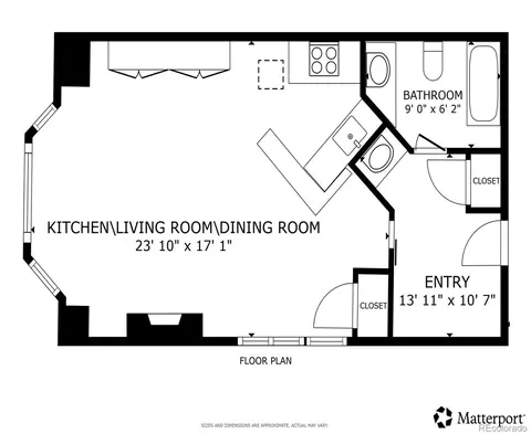 Floorplan - 45 Beeler Pl #2307, Frisco, CO 80443 photo 1 of 1