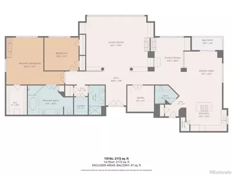 Floorplan - 8100 E Union Ave #2405, Denver, CO 80237 photo 1 of 1
