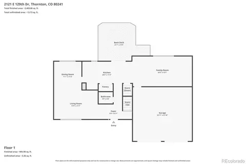 Floorplan - 2121 E 129th Dr, Thornton, CO 80241 photo 2 of 4