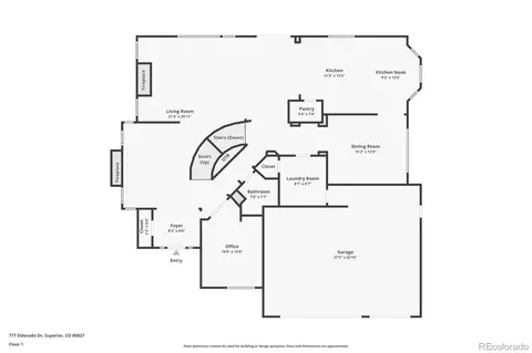 Floorplan - 777 Eldorado Dr, Superior, CO 80027 photo 1 of 4