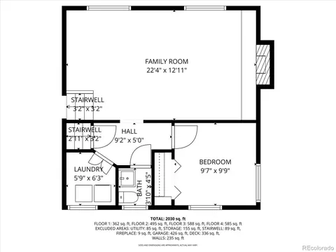 Floorplan - 6193 S Jackson St, Centennial, CO 80121 photo 2 of 5