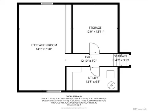 Floorplan - 6193 S Jackson St, Centennial, CO 80121 photo 1 of 5