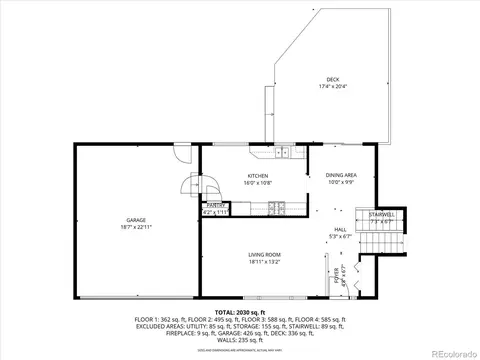 Floorplan - 6193 S Jackson St, Centennial, CO 80121 photo 3 of 5
