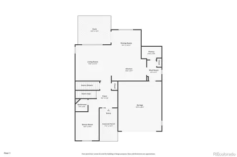 Floorplan - 19553 E 60th Pl, Aurora, CO 80019 photo 2 of 2