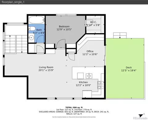 Floorplan - 24073 Peak Dr, Conifer, CO 80433 photo 1 of 3