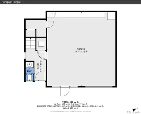 Floorplan - 24073 Peak Dr, Conifer, CO 80433 photo 2 of 3