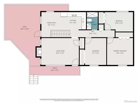 Floorplan - 8991 Rex Ln, Conifer, CO 80433 photo 1 of 2