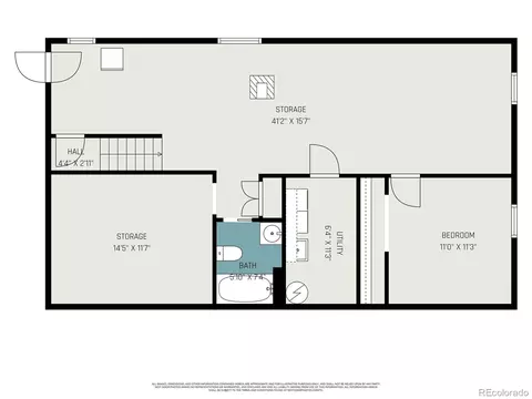 Floorplan - 8991 Rex Ln, Conifer, CO 80433 photo 2 of 2