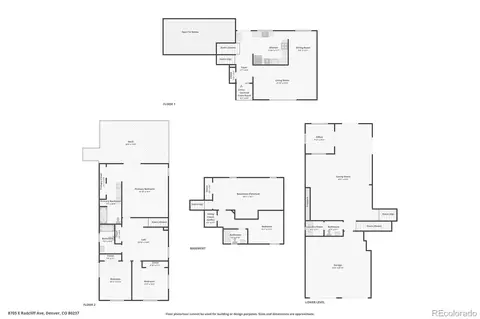 Floorplan - 8705 E Radcliff Ave, Denver, CO 80237 photo 1 of 1