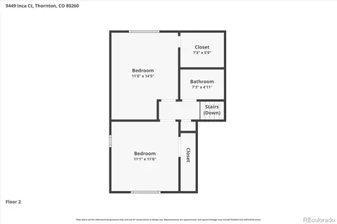 Floorplan - 9449 Inca Ct, Thornton, CO 80260 photo 2 of 3
