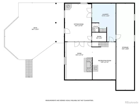 Floorplan - 225 Spring Dr, Pine, CO 80470 photo 2 of 3