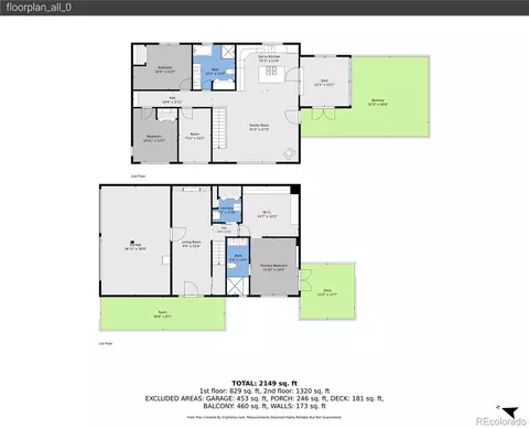 Floorplan - 23976 Bent Feather Rd, Conifer, CO 80433 photo 1 of 1