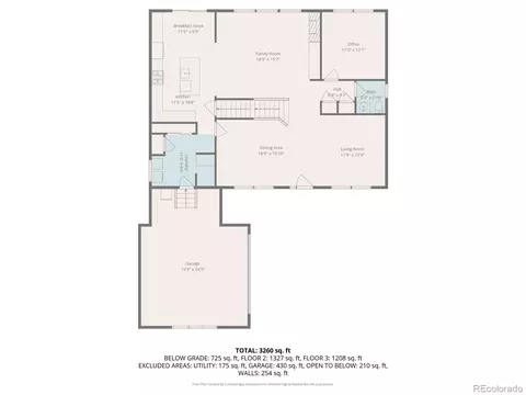 Floorplan - 24723 E Quarto, Aurora, CO 80016 photo 2 of 4