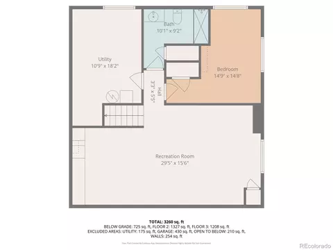 Floorplan - 24723 E Quarto, Aurora, CO 80016 photo 1 of 4