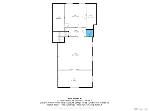 Floorplan - 22576 Eagle Dr, Elbert, CO 80106 photo 2 of 2