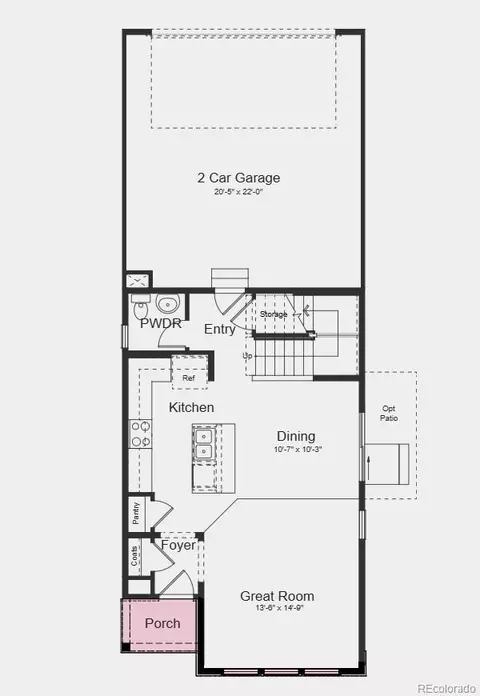Floorplan - 23732 E 33rd Pl, Aurora, CO 80019 photo 1 of 2