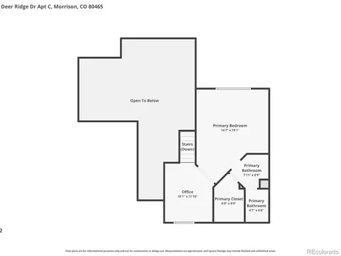 Floorplan - 16082 Deer Ridge Dr #C, Morrison, CO 80465 photo 4 of 4