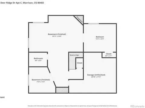 Floorplan - 16082 Deer Ridge Dr #C, Morrison, CO 80465 photo 3 of 4