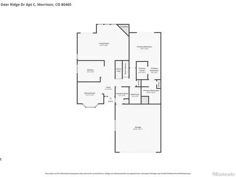 Floorplan - 16082 Deer Ridge Dr #C, Morrison, CO 80465 photo 2 of 4