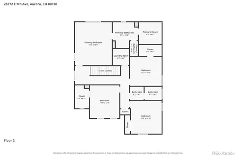 Floorplan - 28372 E 7th Ave, Watkins, CO 80137 photo 2 of 3