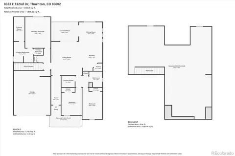 Floorplan - 8333 E 132nd Dr, Thornton, CO 80602 photo 2 of 2
