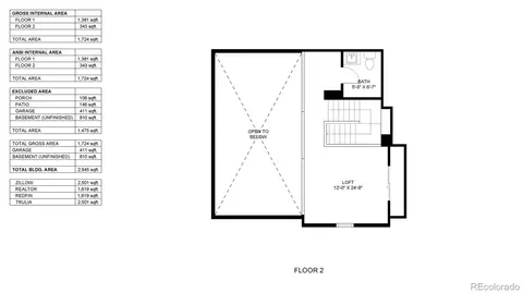 Floorplan - 10112 Grove Loop #A, Westminster, CO 80031 photo 2 of 3