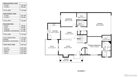Floorplan - 10112 Grove Loop #A, Westminster, CO 80031 photo 1 of 3