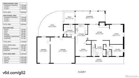 Floorplan - 9450 Evans Pl, Denver, CO 80231 photo 3 of 3