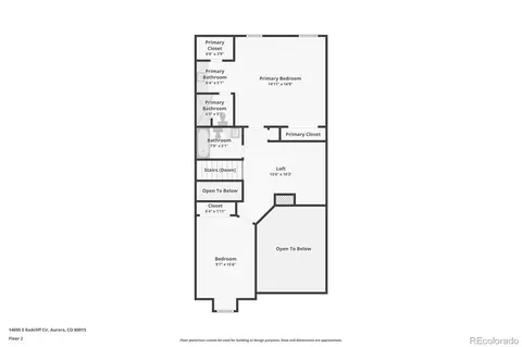 Floorplan - 14095 E Radcliff Cir, Aurora, CO 80015 photo 3 of 4