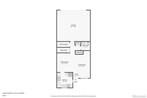 Floorplan - 14095 E Radcliff Cir, Aurora, CO 80015 photo 4 of 4