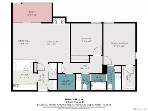 Floorplan - 14190 E Temple Dr #2, Aurora, CO 80015 photo 1 of 1
