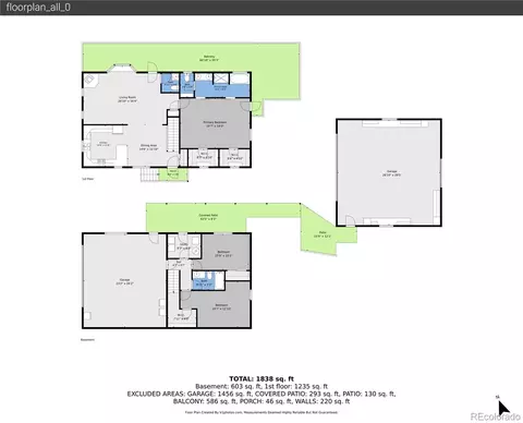 Floorplan - 705 Gold Flake Ter, Bailey, CO 80421 photo 1 of 3