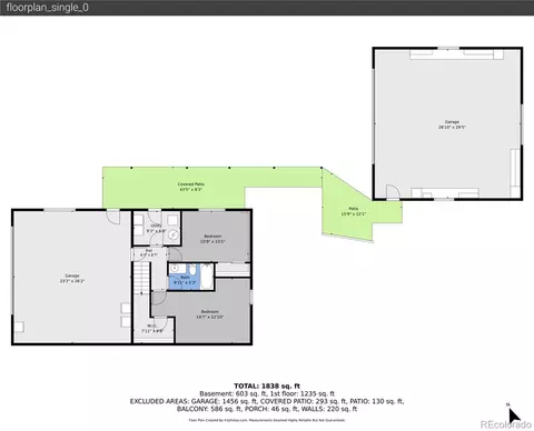 Floorplan - 705 Gold Flake Ter, Bailey, CO 80421 photo 3 of 3