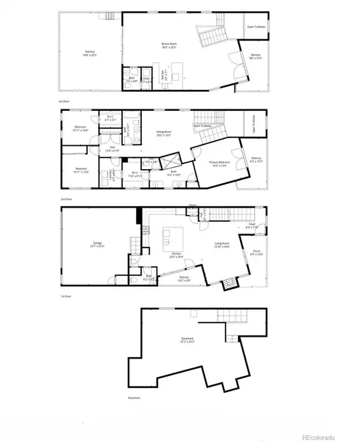 Floorplan - 21416 E 61st Dr, Aurora, CO 80019 photo 1 of 1