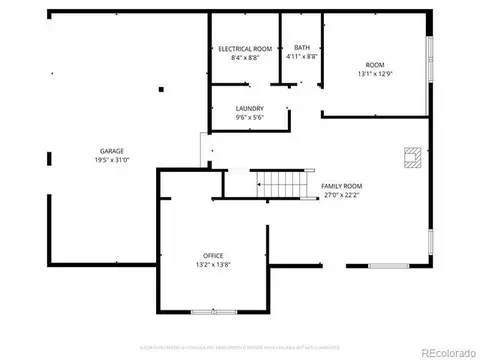 Floorplan - 9808 Fallen Rock Rd, Conifer, CO 80433 photo 2 of 3