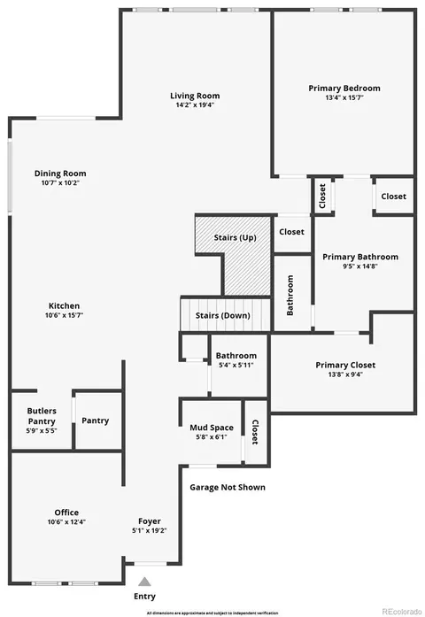 Floorplan - 2115 Coyote Mint Dr, Monument, CO 80132 photo 1 of 3