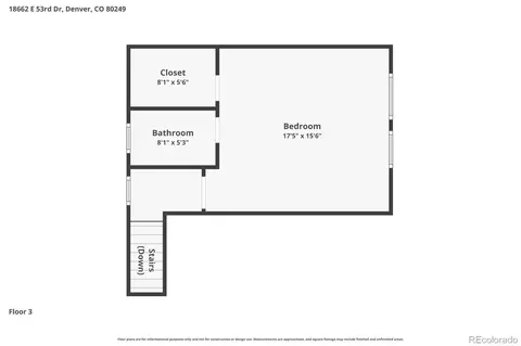 Floorplan - 18662 E 53rd Dr, Denver, CO 80249 photo 3 of 3