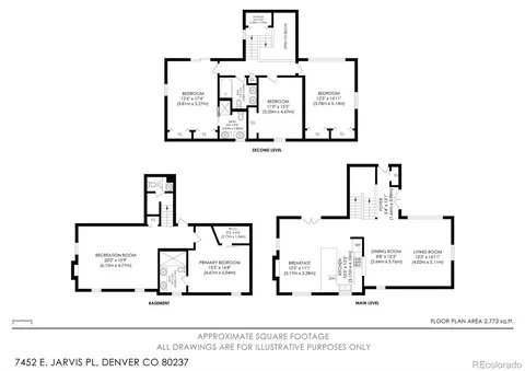Floorplan - 7452 E Jarvis Pl, Denver, CO 80237 photo 4 of 4