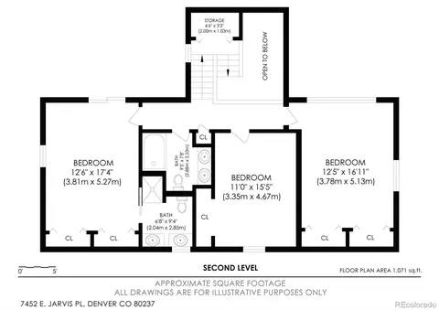 Floorplan - 7452 E Jarvis Pl, Denver, CO 80237 photo 2 of 4