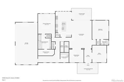 Floorplan - 27330 E Nova Cir, Aurora, CO 80016 photo 2 of 3