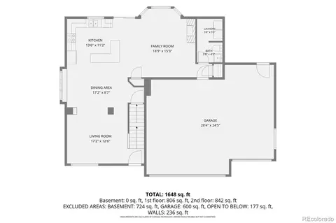 Floorplan - 19663 E 63rd Pl, Aurora, CO 80019 photo 1 of 3