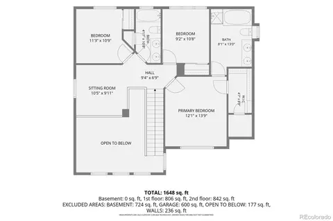 Floorplan - 19663 E 63rd Pl, Aurora, CO 80019 photo 2 of 3