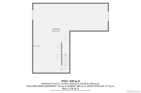 Floorplan - 19663 E 63rd Pl, Aurora, CO 80019 photo 3 of 3