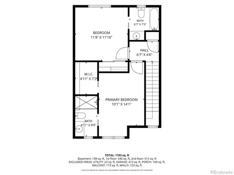 Floorplan - 10137 Belvedere Loop, Lone Tree, CO 80124 photo 3 of 4