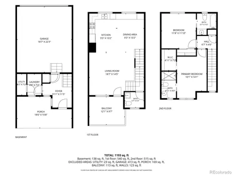 Floorplan - 10137 Belvedere Loop, Lone Tree, CO 80124 photo 1 of 4