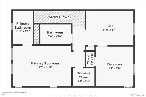Floorplan - 10241 Bellwether Ln, Lone Tree, CO 80124 photo 3 of 3