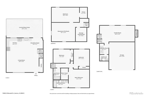 Floorplan - 19269 Eldorado Dr, Aurora, CO 80013 photo 1 of 1